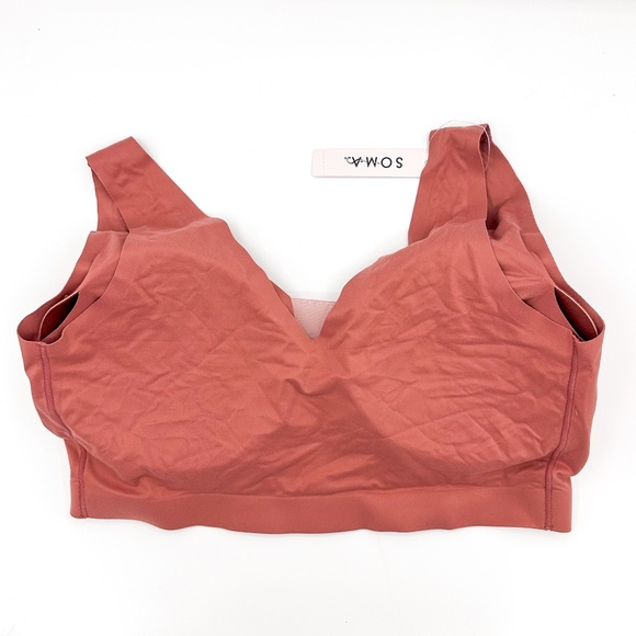 Soma Enbliss Clay Rose Mesh Bralette - Picture 5 of 6